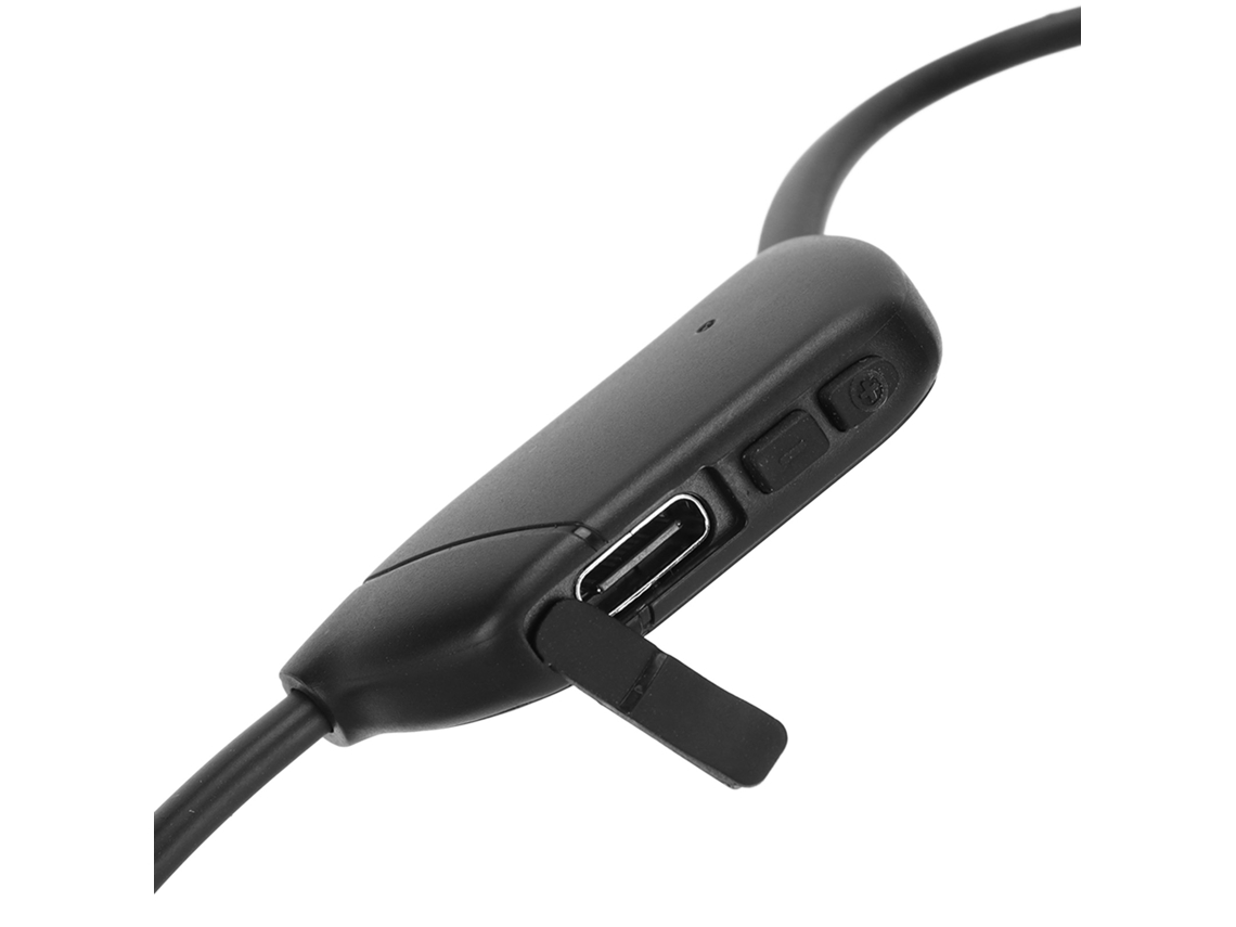 Fones De Ouvido Bone Conduction Bluetooth Ipx6 À Prova D'água Sem Fio Para Esportes Com Microfone Preto