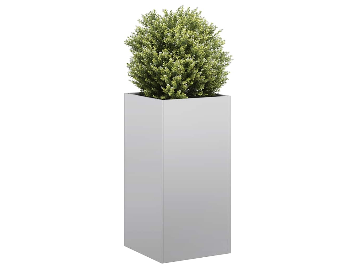 Vidaxl Planter 40x40x80 Cm Aço Galvanizado