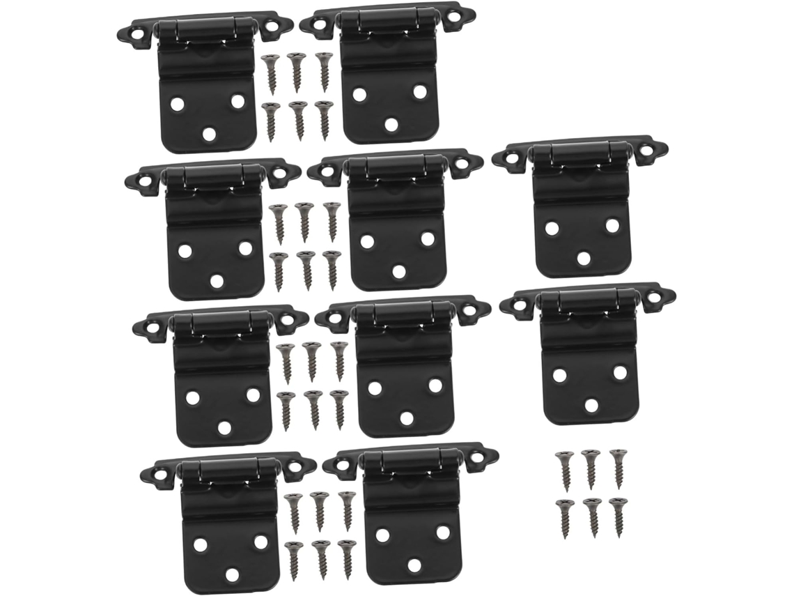 Conjunto De 10 Dobradiças Metal Com Fechamento Automático Para