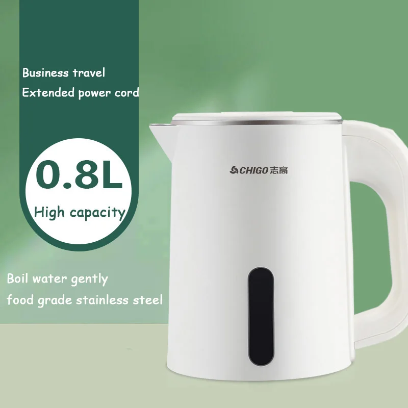 Chaleira Elétrica Branca de 0,8 L MDUG