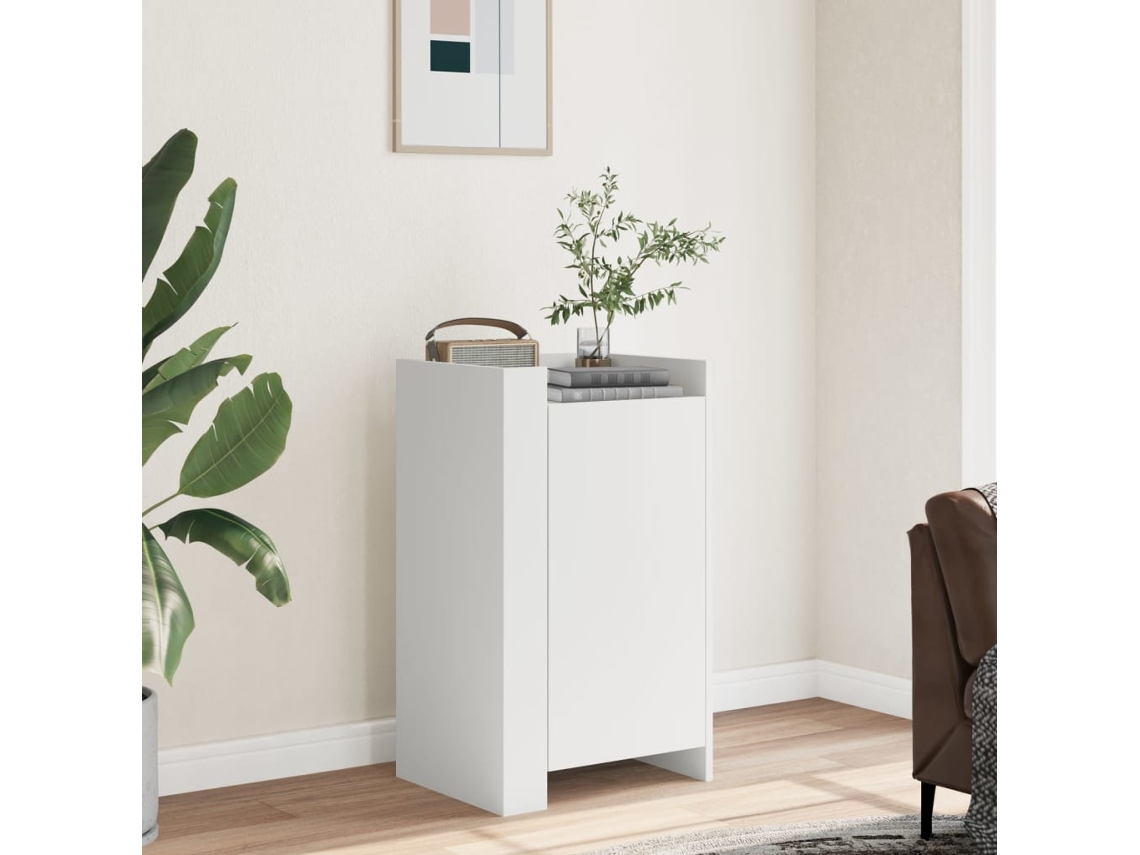 Vidaxl Aparador 45x35x75 Cm Derivados De Madeira Branco