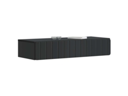 Mesa Lateral de Parede Preto 87,5 X 34,5 X 17 Cm MAISON EXCLUSIVE