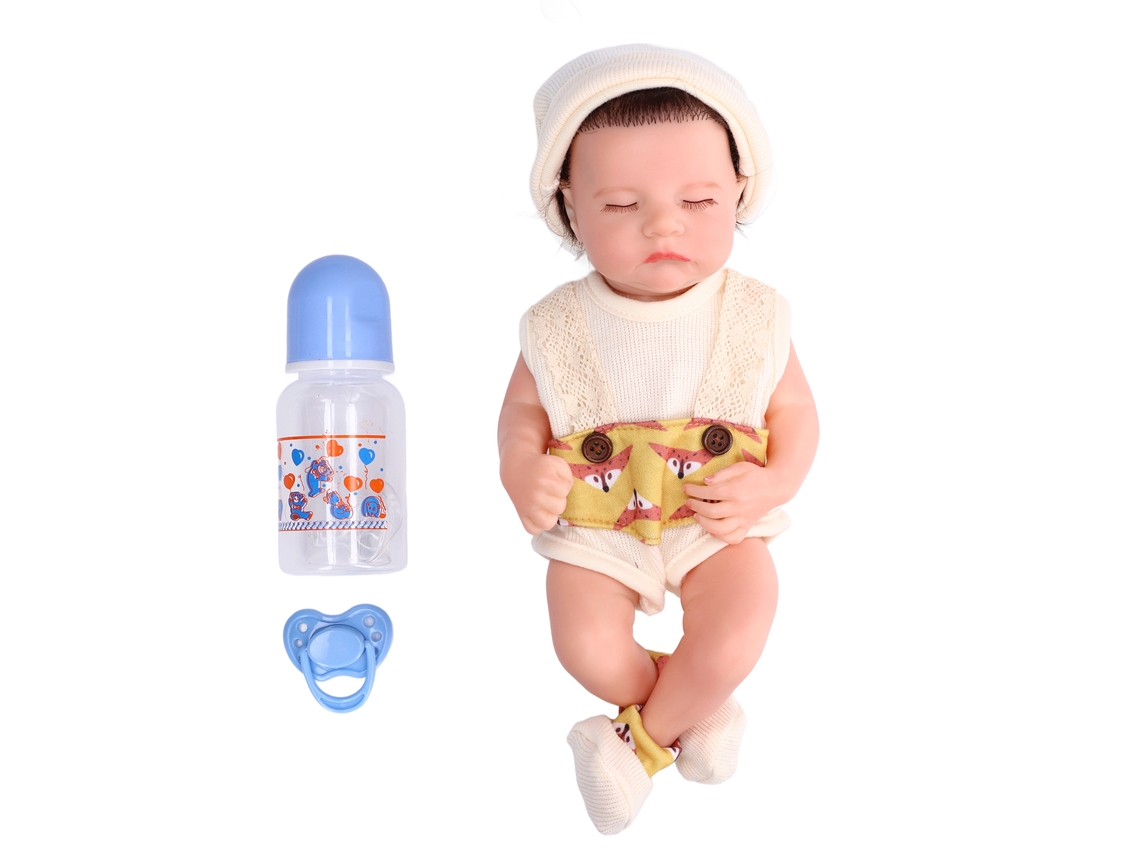 Mali boneca de Bebê Recém nascido em Silicone 12 Polegadas Lifelike Olhos Fechados