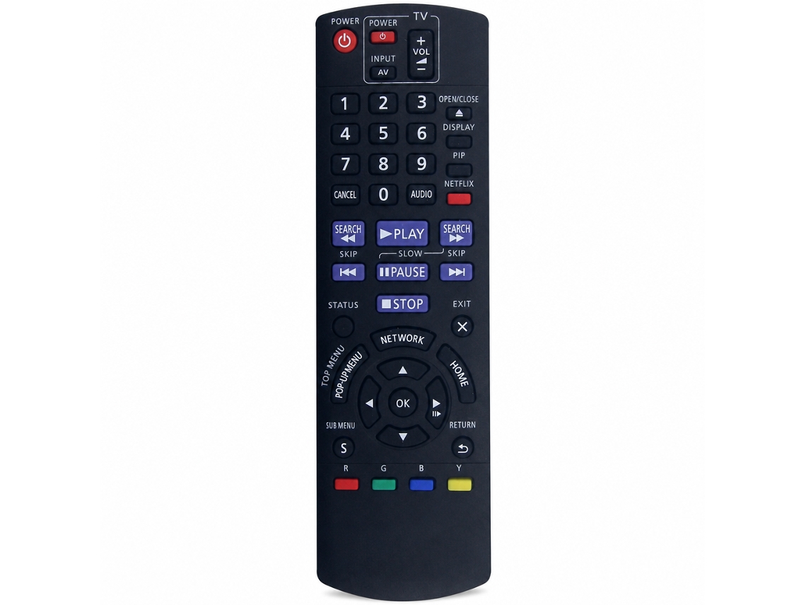 Comando À Distância Compatível Com Panasonic Blu-ray/dvd N2qayb000575