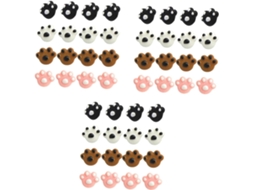 Conjunto De 3 Tachinhas Pequenas Em Formato Garra Urso Para Casa E