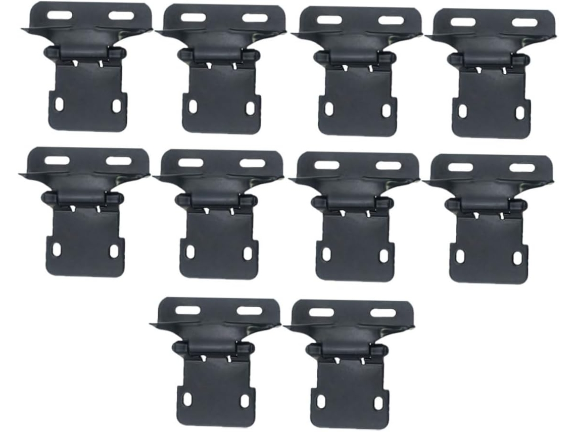 Conjunto De 10 Dobradiças Ferro Com Mola E Fechamento Automático,