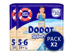 Fraldas Cueca Banho Splashers +14kg T5 Dodot