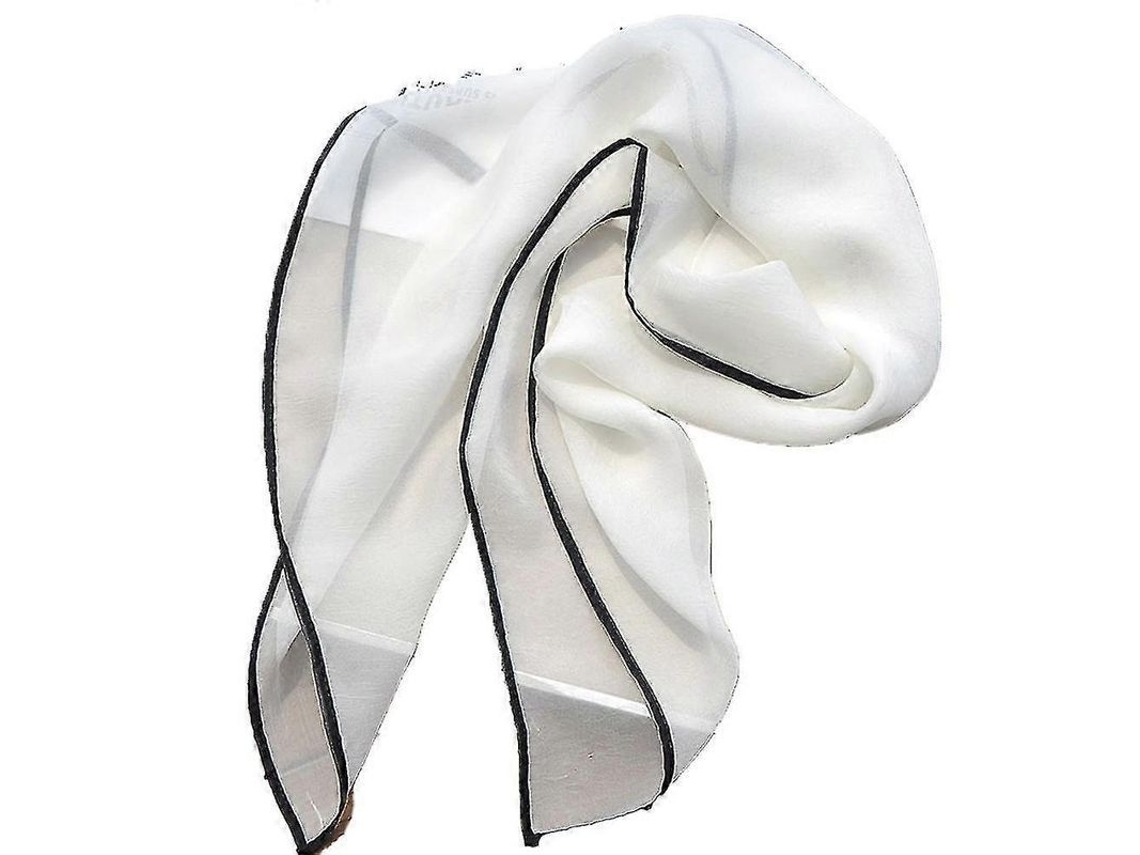 Cinto Tight Long Headband de Cor Solida para Mulheres em Poliéster Versátil Clássico 50s Blanco