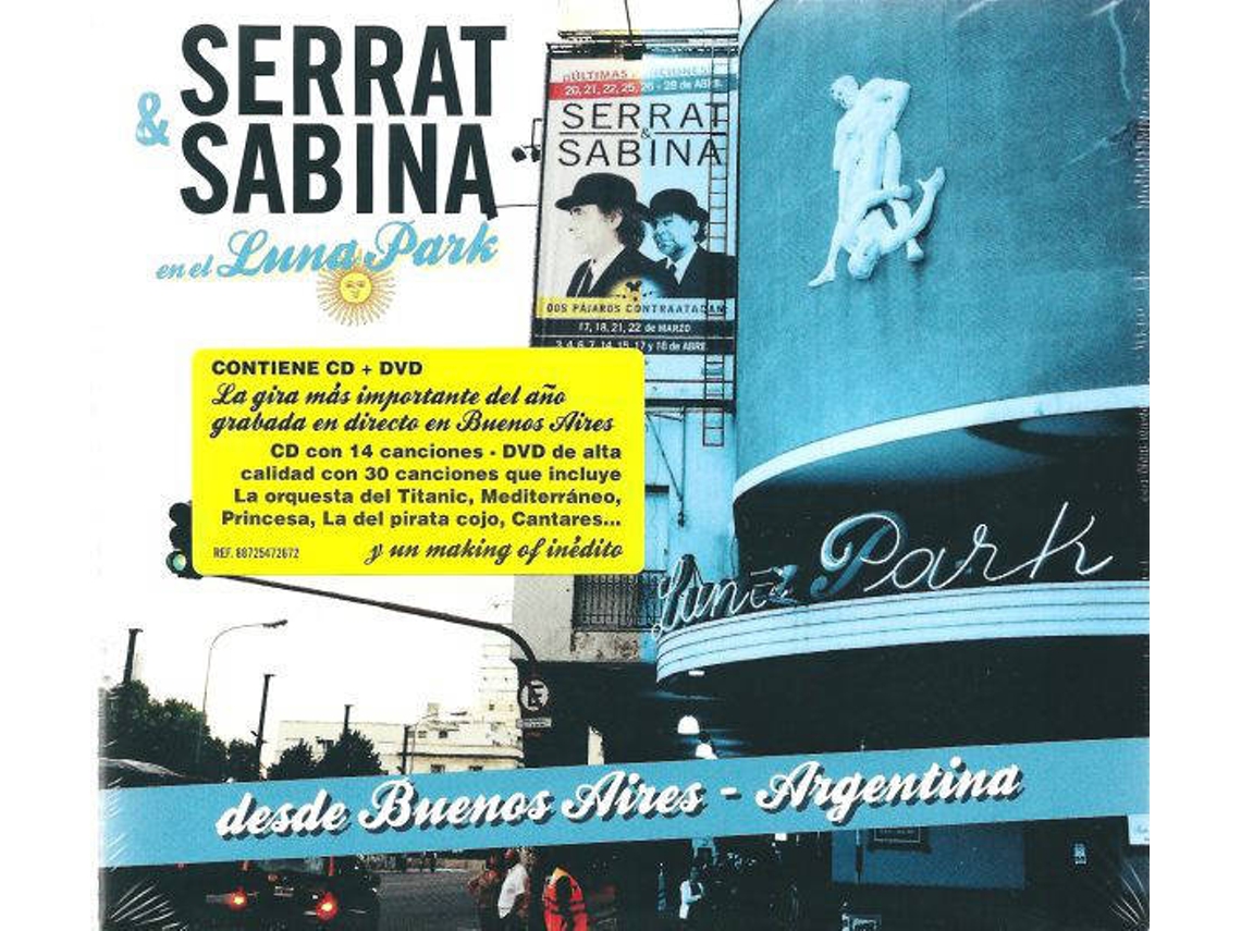 CD/DVD Serrat & Sabina - En El Luna Park