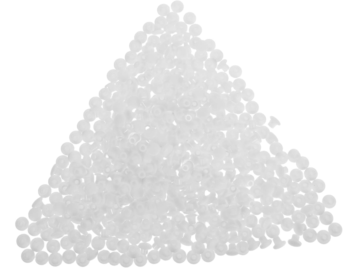 Magiclulu 500 Peças Tampas De Rosca Para Móveis, Tampões De Plástico Redondos Para Armários E Prateleiras, Tampas De