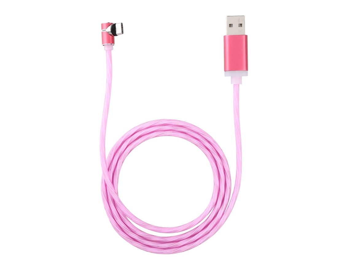 Cabo de Dados LAXISCREED Type c Rosa Fluorescente