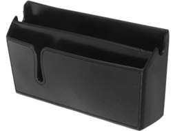 Caixa Organizadora Para Carro, Prática, Com Dupla Camada, Em Pvc Preto.