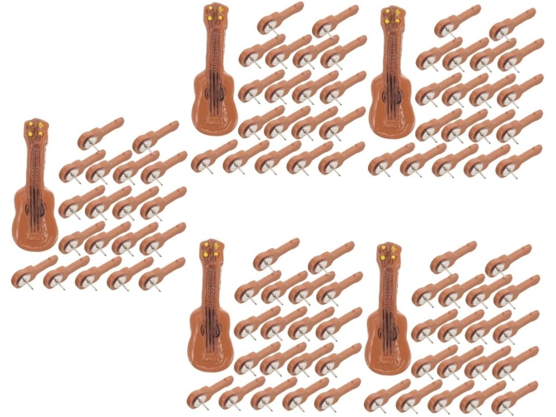 Série 5 Tachinhas Decorativas Para Guitarra, Artesanato E Escritório