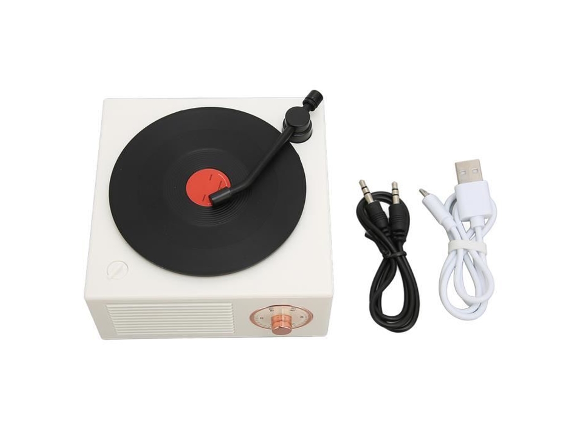 Alto-Falante Bluetooth Estilo Toca-Discos de Vinil HURRISE Alto-Falante Bluetooth Estilo Toca-Discos de Vinil X10