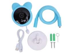 Câmera Wifi Baby 1080p com Interfone de Voz, Vigilância Remota e Interativa para Bebês e Pets