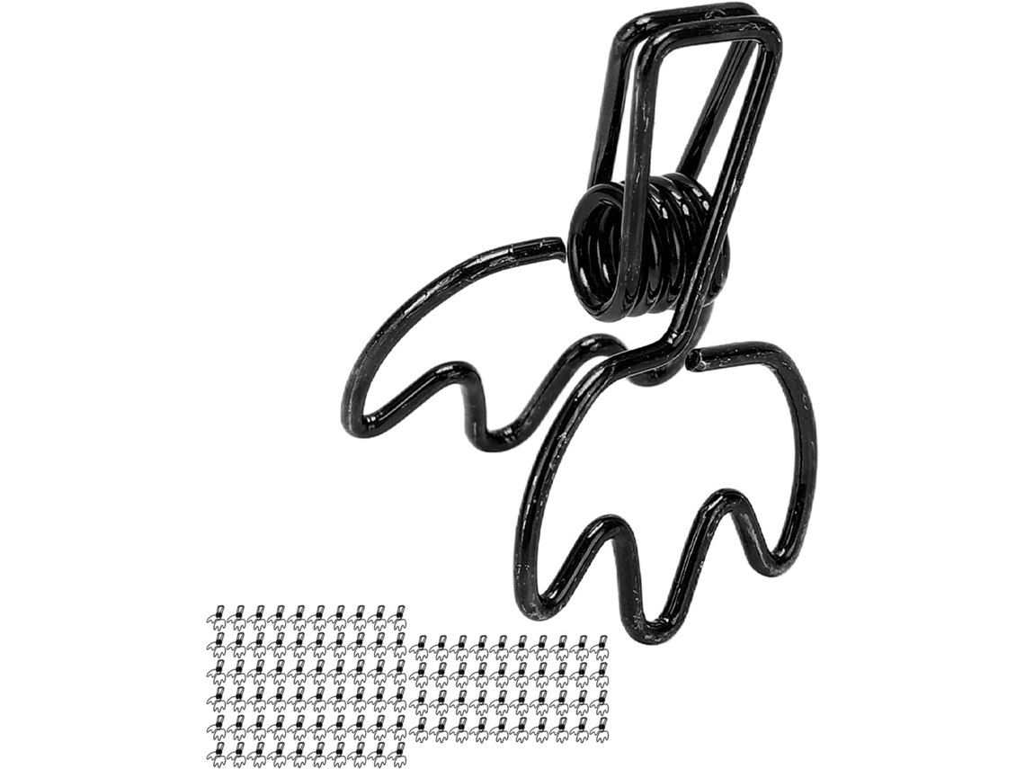 Clips De Metal Duráveis Fichário, 100 Unidades, Design Elegante Prender Papéis Com Segurança No Escritório 1
