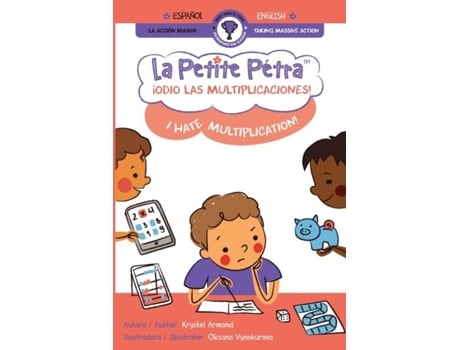 Livro ¡odio Las Multiplicaciones! I Hate Multiplication! De Krystel Armand (inglês)