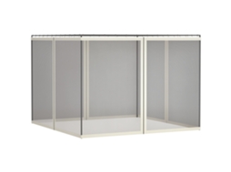 Telas para Cenário de Gazebo com 4 Telas com Zíper e Ganchos 3x4 M