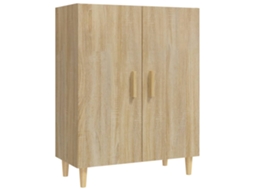 Aparador Carvalho Sonoma MAISON EXCLUSIVE 70x34x90 cm em Madeira Processada
