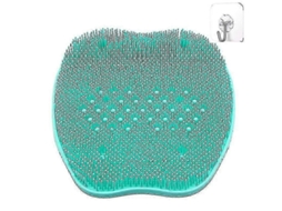 Tapete Massageador E Esfoliante Para Os Pés Uso No Chuveiro, Com Ventosas Antiderrapantes. Ideal Banho Du Cha.