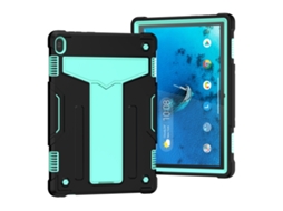 Capa Protetora Halinuia Para Lenovo M10 Fhd Rel Tb‑x605f Estojo Silicone+pc Contraste‑cor Formato T Anti‑choque Com Suporte