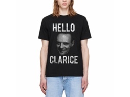 Rockinstone Silence Of The Lambs Movie Hello Clarice Black Adult T-shirt Size:xl