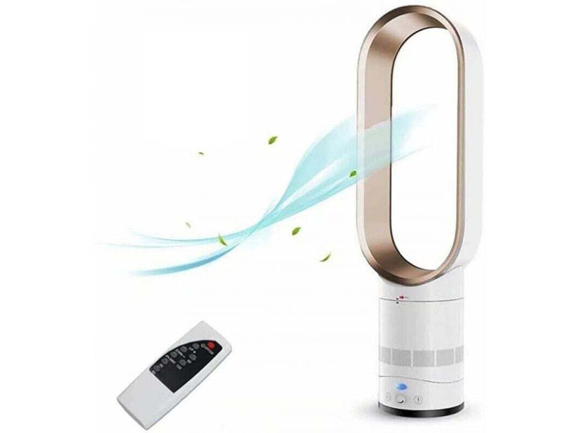Ventilador Elétrico Sem Pás, Ventilador Torre De 16 Polegadas Com Controle Remoto, Seguro Para Crianças, Para Uso Doméstico E No Escritório
