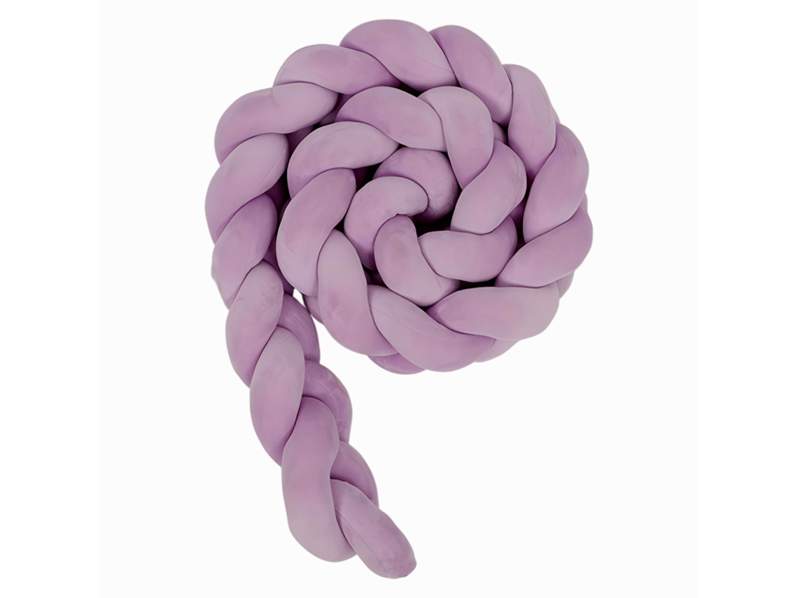 Protetor De Berço Almofada Proteção Contra Impactos, Protetora Para Bebê (roxo - 4 Metros) Spqment