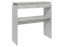Mesa Console com Derivados da Madeira Cinzento Cimento MAISON EXCLUSIVE (80x30x80 cm)