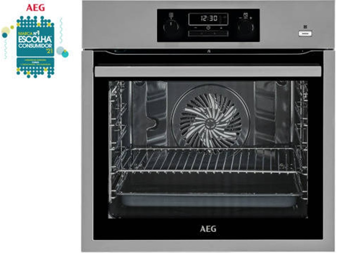 Forno a Vapor AEG PlusSteam BPS351120M (71 L - 56 cm - Pirolítico - Inox)