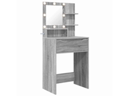 Conjunto de Mesas de Maquiagem para Quarto Cinza Sonoma com MAISON EXCLUSIVE (80x39,6x135 cm)