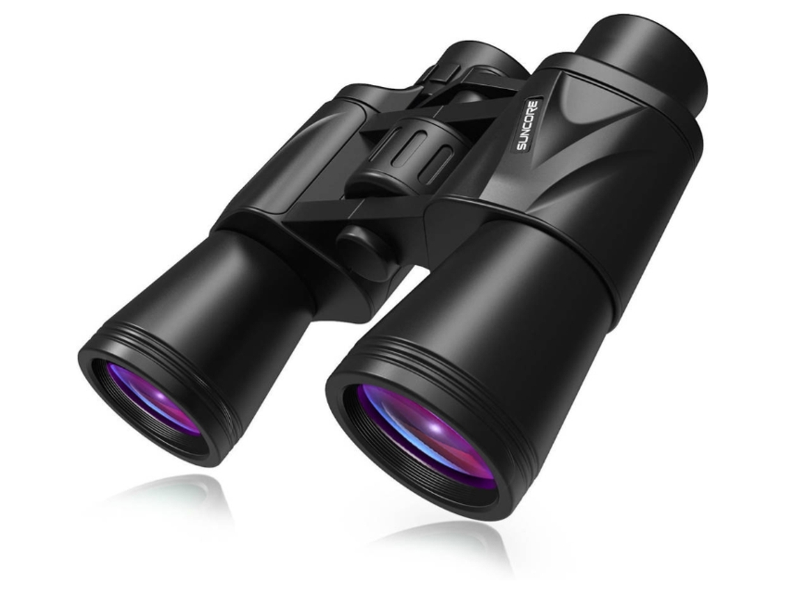Binóculos 12x50 Profissionais Compactos Campo Visão Hd Ip68 Caminhadas Turismo Bak4 Fmc Unissex Preto Bestvite