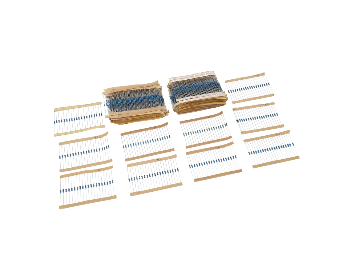 Resistores De Filme De Metal Laxiscreed Com Múltiplos Valores De Resistência Para Diy Eletrónico