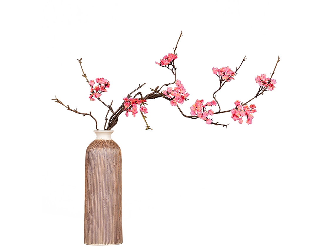 Buquê De Cerejeira Artificial Estilo Zen Decoração Residencial