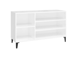 Sapateira MAISON EXCLUSIVE Derivados Madeira Branco Brilhante (102x36x60 cm)