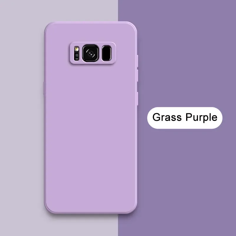 Capa De Celular Samsung Note 10 Em Silicone Líquido (roxo Claro), Macia E Resistente A Impactos.
