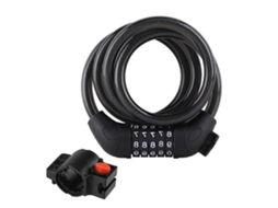Cadeado De Cabo Para Bicicleta Com 5 Dígitos, Revestimento Em Pvc Resistente A Cortes, Sistema Antifurto Universal, Trava De Segur Aquaforge