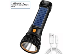 (1 Conjunto) Lanterna Tática Recarregável, Bateria De 1500mah, Alcance De Iluminação De 200 A 500 Metros.