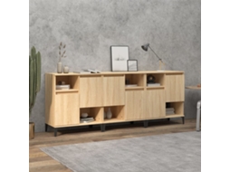Sideboard, Sideboards Vidaxl Marrom Madeira Processada (n/a)