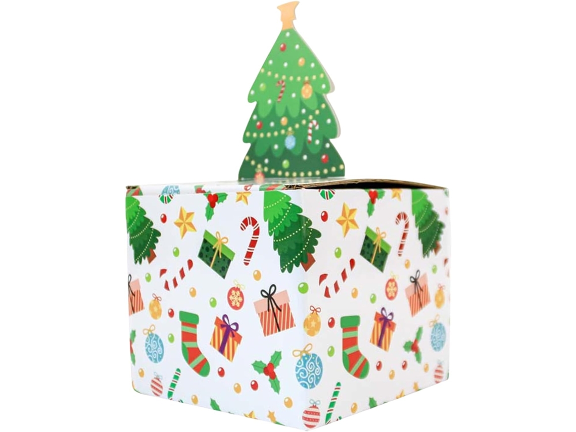 Caixa Dispensadora De Moedas De Natal Com 30 Sacos.