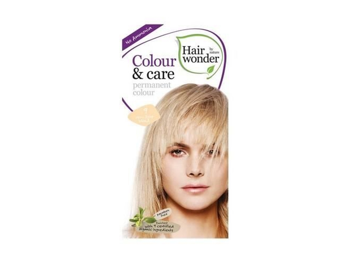 Hair Wonder Cor E Care 9 Loiro Muito Claro, 3,5 Oz