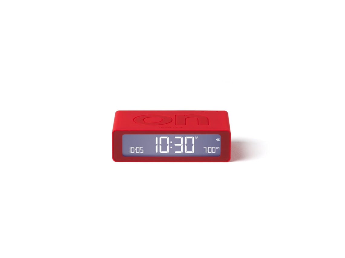 Despertador LEXON FLIP Mini (Vermelho) 