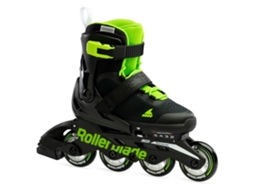 Patina em Linha Junior Microblade Preto Eu 36 1/2-40 1/2Rollerblade