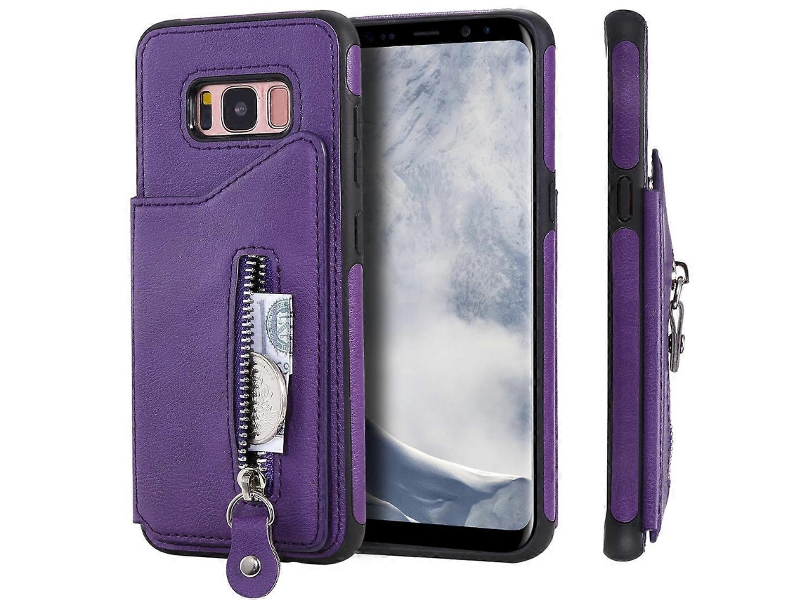Capa Protetora Resistente A Impactos Com Zíper E Fivela Dupla Para Galaxy S8 (preta)