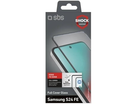 Película de Ecrã SBS Fullcover Samsung Galaxy S24 FE (Preto)