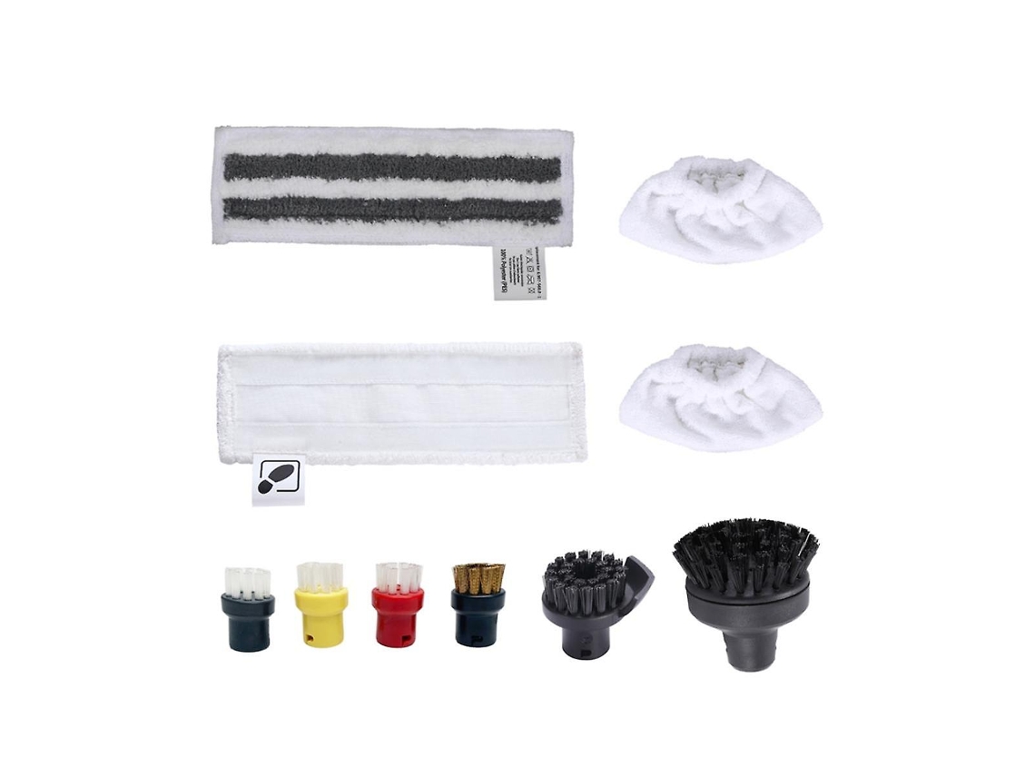 Acessórios de Aspirador Limpador Easyfix Sc2 Sc3 Sc4 Sc5 Conjunto de pano de microfibra e escova redonda para bico de chão