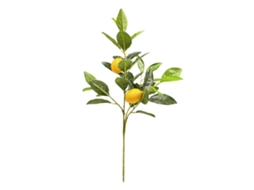 Laxiscreed Ramos De Limão Artificial Com Folhas De Espuma E Tronco De Fio De Ferro, 50cm