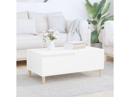 Vidaxl Mesa De Centro 90x50x36,5 Cm Derivados De Madeira Branco