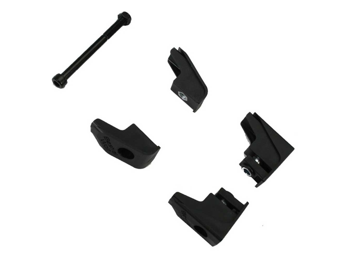 Terminais de Nylon para Parque Ou Rua e Eixo para Pranchas Spark R12/K8 Pretobestial Wolf