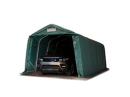Tenda Garagem 3,3x7,2 M Pvc 800 N Garagem Portátil Abrigo Compacto De Armazenamento Refúgio 100 Impermeável Verde Toolport